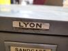 DESCRIPTION: (1) VINTAGE STEEL FLAT FILE CABINET BRAND/MODEL: LYON INFORMATION: STEEL RETAIL$: $899.99 EA SIZE: 53" X 40.5", 5 DRAWER QTY: 1 - 3