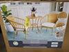 DESCRIPTION: (1) BISTRO SET WITH WICKER TABLE BRAND/MODEL: BETTER HOMES AND GARDENS #BHS136157386231 INFORMATION: WILLOW SAGE RETAIL$: $247.00 EA SIZE - 2