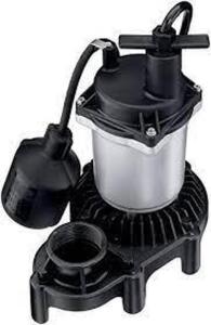 DESCRIPTION: (1) SUBMERSIBLE SUMP PUMP BRAND/MODEL: FLOTEC #FPZS25T RETAIL$: $122.00 EA SIZE: 1/4 HP QTY: 1