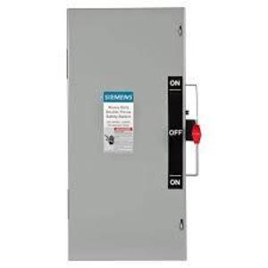 DESCRIPTION: (1) SAFETY SWITCH BRAND/MODEL: SIEMENS #20RA70 RETAIL$: $1457.58 EA SIZE: 60 A AMPS AC, 20 HP @ 240V AC, 1, 2 POLES, 3 WIRES QTY: 1