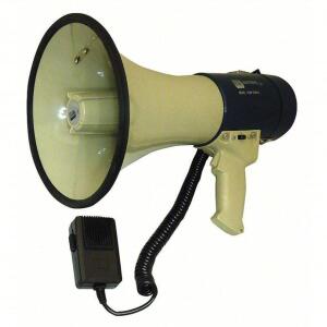 DESCRIPTION: (1) MEGAPHONE WITH PEAK OUTPUT POWER BRAND/MODEL: PRODUCT NUMBER #3YMN1 INFORMATION: SIREN/TALK/WHISTLE RETAIL$: $240.10 EA SIZE: 9" BELL