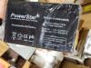 DESCRIPTION: (5) SEALED LEAD ACID BATTERY BRAND/MODEL: POWERSTAR #PS12-9.0 INFORMATION: BLACK RETAIL$: $32.88 EA QTY: 5 - 3