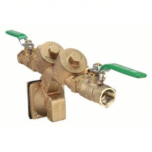 DESCRIPTION: (1) REDUCED PRESSURE ZONE BACKFLOW PREVENTER BRAND/MODEL: ZURN WILKINS #45K853 INFORMATION: BRONZE RETAIL$: $719.14 EA SIZE: 1" QTY: 1