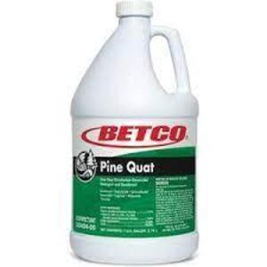 DESCRIPTION: (4) QUAT DISINFECTANT CLEANER BRAND/MODEL: BETCH #30404-00 INFORMATION: PINE SCENT RETAIL$: $70.00 EA SIZE: 1 GALLON QTY: 4