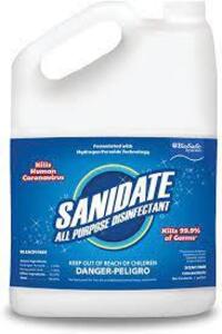 DESCRIPTION: (1) ALL PURPOSE DISINFECTANT BRAND/MODEL: SANIDATE RETAIL$: $50.00 EA SIZE: 1 GALLON QTY: 1