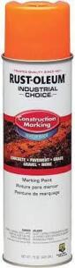 DESCRIPTION: (4) WATER BASE CONSTRUCTION MARKING PAINT BRAND/MODEL: RUST-OLEUM #21CJ77 INFORMATION: ORANGE RETAIL$: $6.50 EA SIZE: 15 OZ QTY: 4