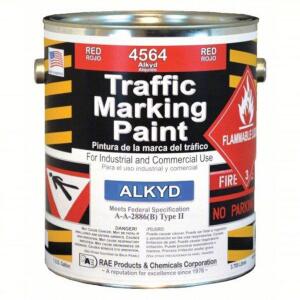 DESCRIPTION: (2) TRAFFIC ZONE MARKING PAINT BRAND/MODEL: RAE #3EHH4 INFORMATION: RED RETAIL$: $100.00 EA SIZE: 1 GALLON QTY: 2