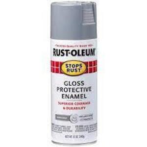 DESCRIPTION: (6) GLOSS PROTECTIVE ENAMEL BRAND/MODEL: RUST-OLEUM INFORMATION: SMOKE GRAY RETAIL$: $10.77 EA SIZE: 12 OZ QTY: 6