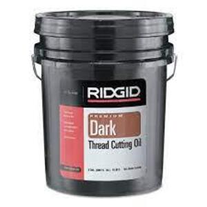 DESCRIPTION: (1) DARK THREAD CUTTING OIL BRAND/MODEL: RIDGID RETAIL$: $123.02 EA SIZE: 5 GALLON QTY: 1