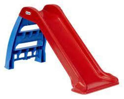 DESCRIPTION: (1) MY FIRST SLIDE BRAND/MODEL: LITTLE TIKES #624605M8X1 INFORMATION: RED AND BLUE RETAIL$: $34.99 EA QTY: 1