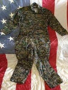 DESCRIPTION: (5) COVERALLS BRAND/MODEL: USMC INFORMATION: WOODLAND RETAIL$: $50.00 EA SIZE: X-LARGE REGULAR QTY: 5