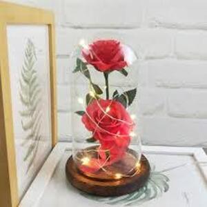 DESCRIPTION: (1) BEAUTIFUL LIGHTED ROSE BRAND/MODEL: ENCHANTED RETAIL$: $40.00 EA QTY: 1