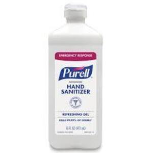 DESCRIPTION: (1) CASE OF (12) ADVANCED HAND SANITIZER BRAND/MODEL: PURELL REFRESHING GEL RETAIL$: $20.98 A BOTTLE SIZE: 16 OZ QTY: 1