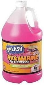 DESCRIPTION: (2) RV AND MARINE ANTIFREEZE BRAND/MODEL: SPLASH #49GU89 RETAIL$: $7.00 EA SIZE: 1 GALLON QTY: 2