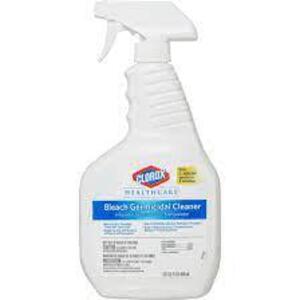 DESCRIPTION: (6) BLEACH GERMICIDAL CLEANER BRAND/MODEL: CLOROX HEALTHCARE RETAIL$: $14.59 EA SIZE: 1QT QTY: 6