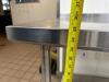 DESCRIPTION: 48" STAINLESS STEEL TABLE WITH STAINLESS UNDERSHELF SIZE: 48"X30"X35" LOCATION: KITCHEN QTY: 1 - 4