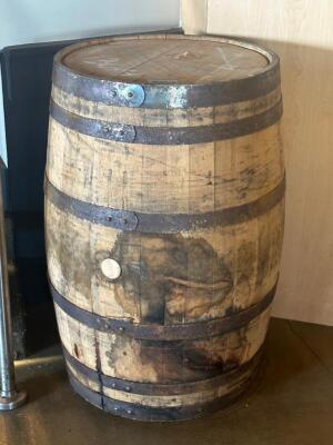 3 FT. WHISKY BARREL DECORATION