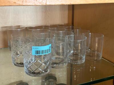 (16) - ASSORTED BEVERAGE GLASSES