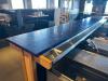 DESCRIPTION: FULL GRANITE TOP BAR WITH FOOT RAIL AND STAINLESS COUNTERTOP RAIL SIZE: 168"X196"X206" LOCATION: MAIN BAR QTY: 1 - 6