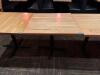 DESCRIPTION: 36"X36" WOODEN DINING TABLES WITH SINGLE BASE SIZE: 36"X36" LOCATION: PARTY ROOM QTY: 1 - 2