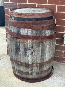 3 FT. WHISKY BARREL DECORATION