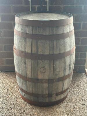 3 FT. WHISKY BARREL DECORATION