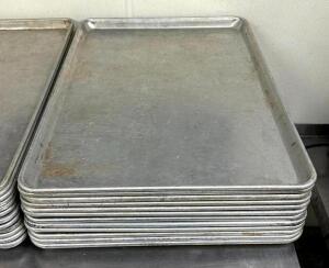 DESCRIPTION: (12) FULL SIZE SHEET PANS LOCATION: KITCHEN QTY: 12