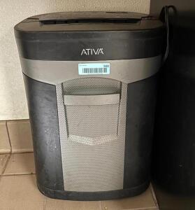 DESCRIPTION: 10-SHEET MICRO-CUT SHREDDER BRAND/MODEL: ATIVA LOCATION: OFFICE QTY: 1