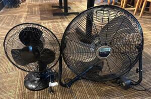 DESCRIPTION: (2) SMALL FANS LOCATION: MAIN DINING QTY: 2