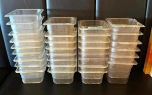 DESCRIPTION: LARGE ASSORTMENT OF PLASTIC INSERTS AS SHOWN LOCATION: MAIN DINING QTY: 1