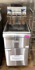 40 LB. NATURAL GAS FRYER