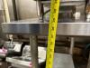 18" STAINLESS STEEL EQUIPMENT STAND WITH GALVANIZED UNDERSHELF - 4