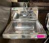 WALL MOUNT STAINLESS HAND SINK