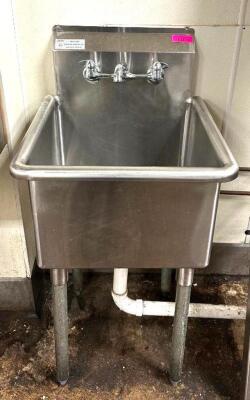 1-COMPARTMENT STAINLESS STEEL SINK