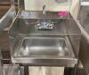 WALL MOUNT STAINLESS HAND SINK