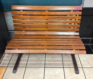 44" WOODEN BENCH