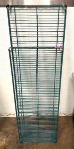 (2) WIRE SHELVES