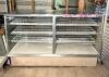 76" X 30" X 48" 4-TIER BAKERY DISPLAY MERCHANDISER