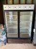 TRUE 54" TWO DOOR GLASS REACH IN REFRIGERATOR - 2