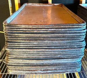 DESCRIPTION: (24) FULL SIZE SHEET PANS QTY: 24