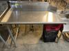 DESCRIPTION 48" LEFT SIDE STAINLESS CLEAN TABLE BRAND/MODEL EAGLE CDTL-48-16/4 LOCATION BAY 6 QUANTITY 1