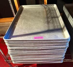 DESCRIPTION: (24) FULL SIZE SHEET PANS QTY: 24