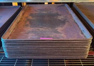 DESCRIPTION: (12) FULL SIZE PERFORATED SHEET PANS QTY: 12