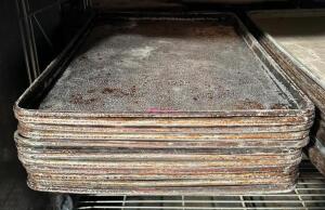 DESCRIPTION: (12) FULL SIZE SHEET PANS QTY: 12