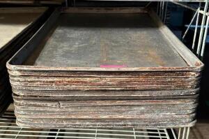 DESCRIPTION: (12) FULL SIZE SHEET PANS QTY: 12