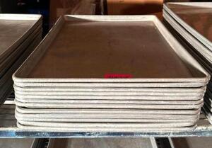 DESCRIPTION: (12) FULL SIZE SHEET PANS QTY: 12