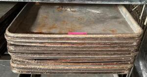 DESCRIPTION: (12) FULL SIZE SHEET PANS QTY: 12