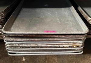 DESCRIPTION: (12) FULL SIZE SHEET PANS QTY: 12