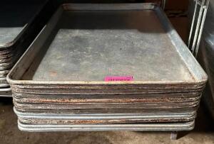 DESCRIPTION: (12) FULL SIZE SHEET PANS QTY: 12