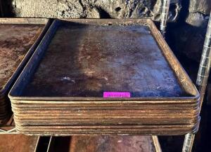 DESCRIPTION: (12) FULL SIZE STEEL SHEET PANS QTY: 12